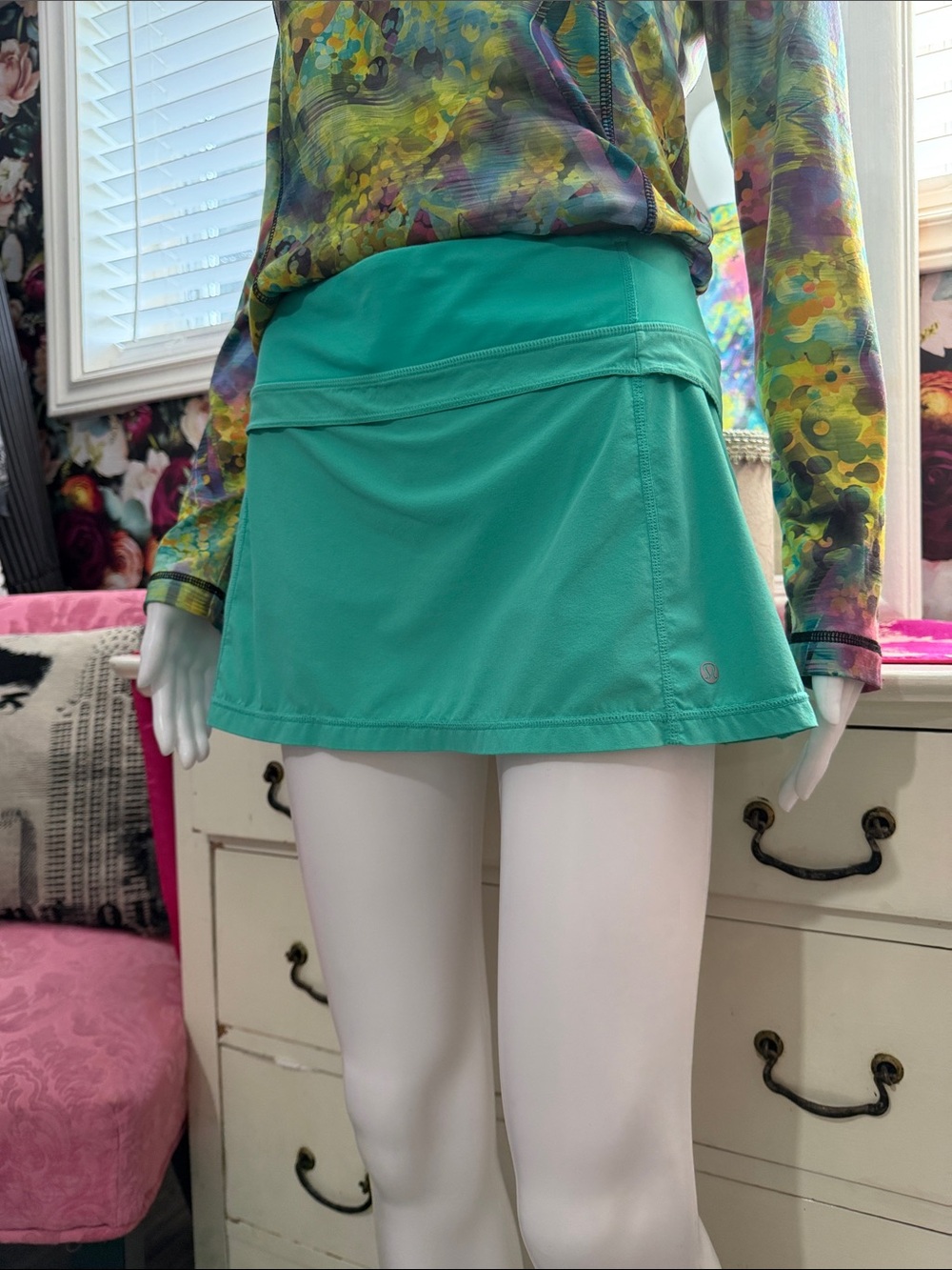 lululemon athletica Teal Active Mini Skort